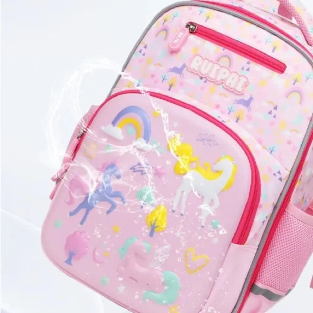 New RUIPAI Embossed Waterproof anti-hunchback backpack for students